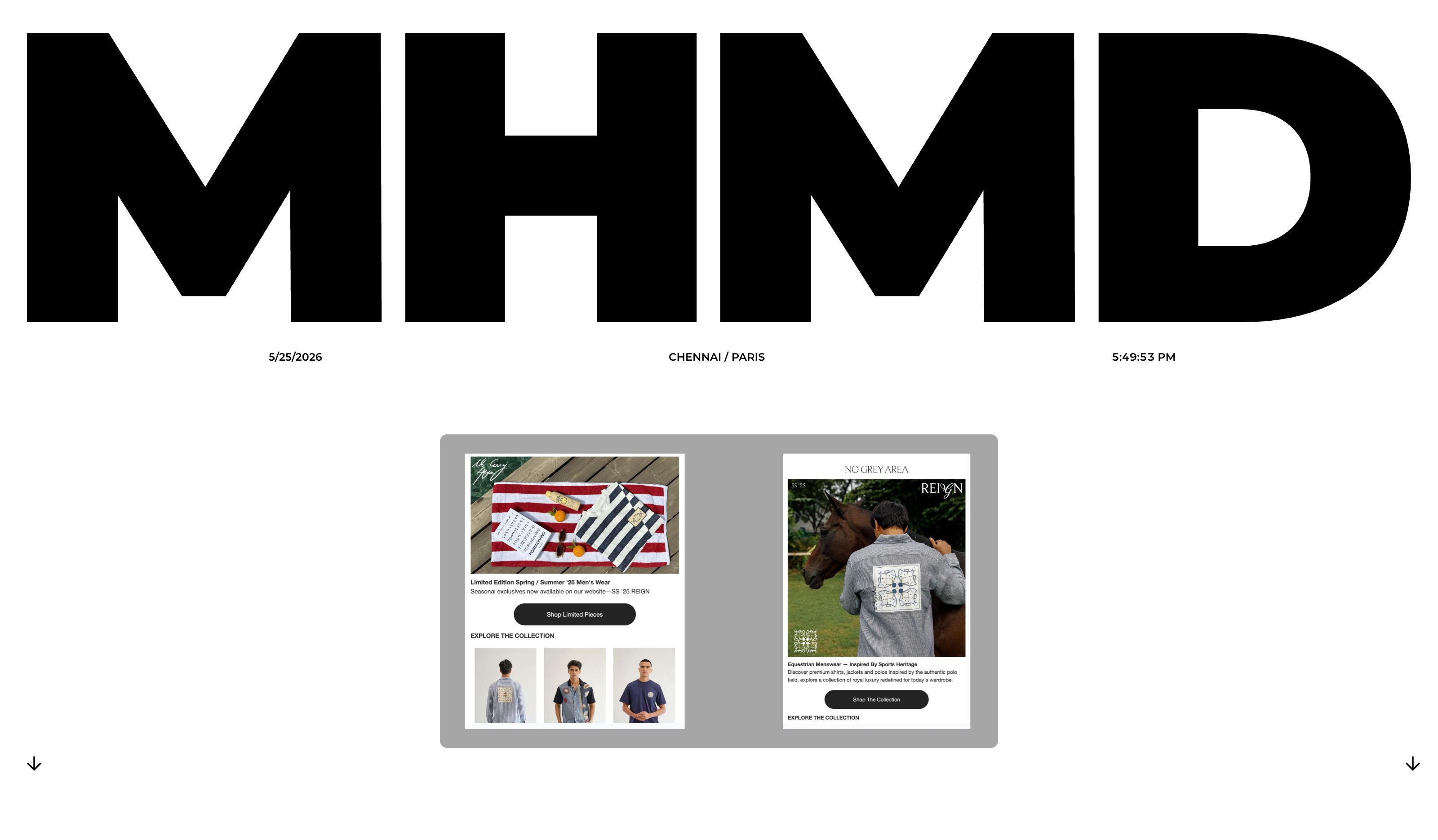 MHMD Creative — design studio identity